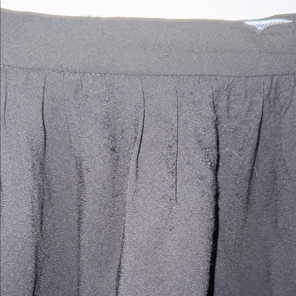 Authentic Prada Classic Black Viscose A-Line Skirt - size 42 US 6. H - Picture 3 of 8